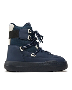 Зимние ботинки женские Park Sneaker комбинированные, темно-синий Moon boot