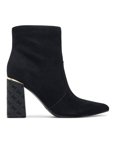 Ботильоны на блочном каблуке, черный Guess