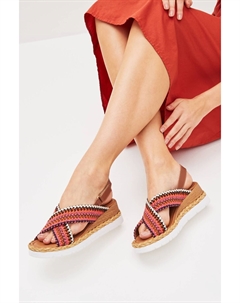 Спортивные туфли на танкетке Forever Comfort перекрестного дизайна, красный Next