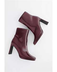 Ботильоны Forever Comfort на высоком каблуке с квадратным носком, красный Next