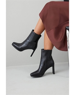 Ботильоны Forever Comfort на высоком каблуке с квадратным носком, черный Next