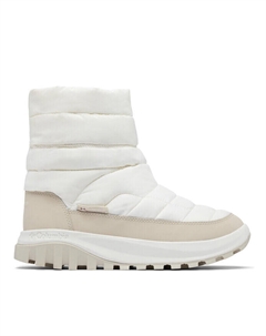 Женские зимние ботинки на молнии стеганые, белый Columbia