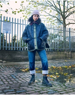 Ботинки женские 1460 на меховой подкладке, черный Dr. martens