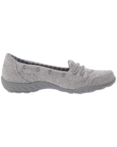 Топсайдеры женские Breathe-Easy - Good Influence текстильные, серый Skechers
