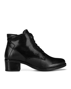 Ботильоны на блочном каблуке, черный Lasocki