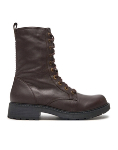 Ботильоны на плоской подошве, коричневый Clarks