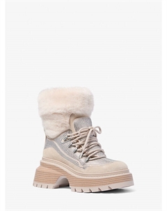 Ботинки Shiloh, декорированные в смешанной технике, белый Michael kors