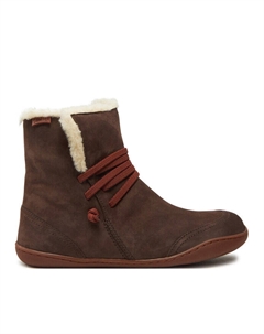 Ботильоны на плоской подошве, коричневый Camper