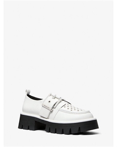 Кожаные мокасины Colby с люверсами, белый Michael kors