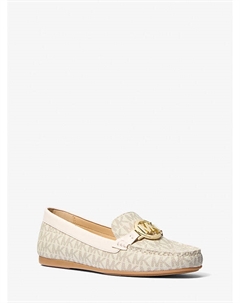 Мокасины с фирменным логотипом Fulton, белый Michael kors