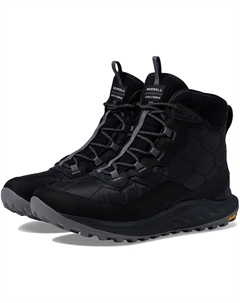 Ботинки женские Antora 3 Thermo Mid на шнуровке, черный Merrell