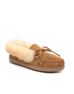 Мокасины Alpine Slipper, коричневый Minnetonka
