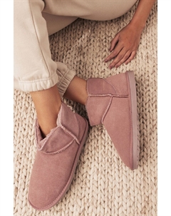 Замшевые тапочки на подкладке из искусственного меха, розовый Next