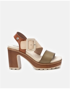 Женские босоножки на каблуке с застежкой-пряжкой, белый Refresh