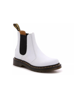 Ботинки кожаные 2976 Chelsea, белый Dr. martens
