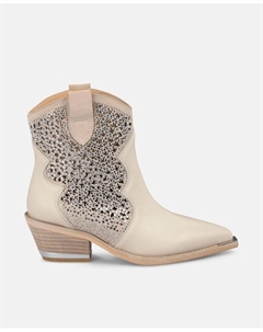 Женские ботильоны с ажурными и металлическими деталями, цвет Nude Alma en pena.