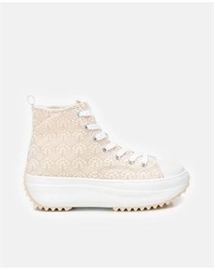 Женские парусиновые кроссовки с застежкой-молнией, бежевый Refresh