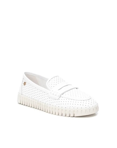 Женские кожаные мокасины, белый Carmela