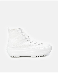 Женские парусиновые кроссовки с застежкой-молнией, белый Refresh