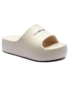 Шлепанцы женские на платформе, белый Tommy jeans