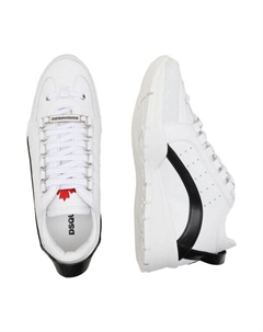 Кроссовки кожаные, белый Dsquared2