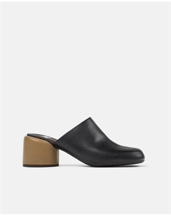 Женские мюли Niki Twins из гладкой кожи, черный Camper