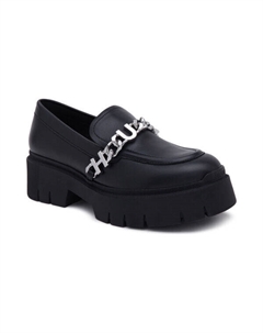 Мокасины кожаные Kris, черный Hugo