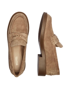 Мокасины кожаные Eden, бежевый Michael kors