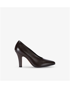 Туфли-Лодочки Prudens из кожи на каблуке, коричневый The row