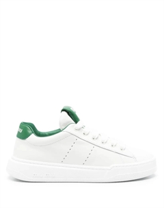 Кожаные кроссовки, белый Miu miu