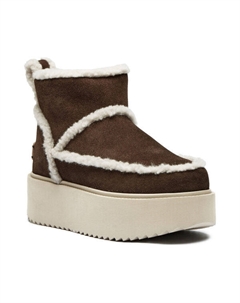 Полусапоги женские x Coccinelle Classic с добавлением шерсти на платформе, коричневый Inuikii