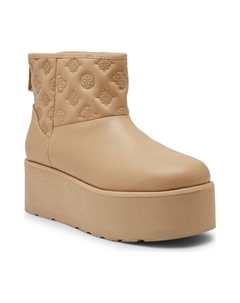 Ботинки женские зимние на платформе, бежевый Guess