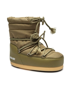 Ботинки женские зимние утепленные, зеленый Moon boot
