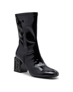 Ботильоны женские лакированные, черный Liu jo