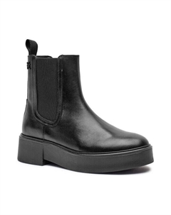 Ботинки челси мужские кожаные на толстой подошве, черный Tommy hilfiger