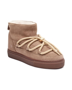 Ботинки женские с мехом, бежевый Inuikii