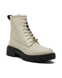 Ботинки женские Axel лакированные высокие, бежевый Hugo