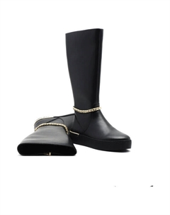 Сапоги женские для верховой езды, черный Liu jo