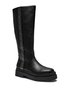 Сапоги кожаные Love 51, черный Liu jo