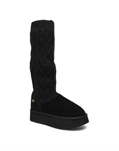 Сапоги зимние Jane 07 кожаные, черный Liu jo