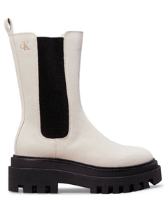 Ботильоны женские кожаные на платформе, бежевый Calvin klein jeans