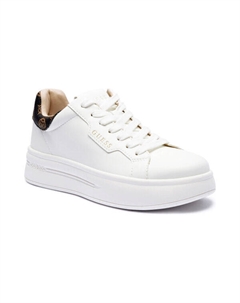 Кеды женские Винни кожаные на толстой подошве, белый Guess