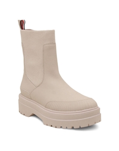 Ботильоны женские на толстой подошве, бежевый Tommy hilfiger