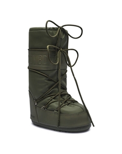 Сапоги женские зимние высокие, зеленый Moon boot