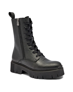 Ботильоны кожаные Kris, черный Hugo