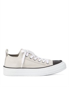 Трикотажные кроссовки, нейтральный цвет Brunello cucinelli