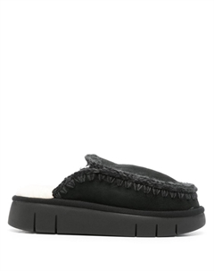 Замшевые слиперы, черный Mou