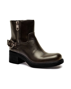 Ботильоны кожаные Alys 05 на широком каблуке, черный Pinko