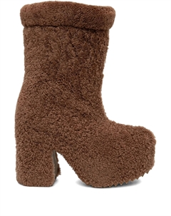 Ботинки женские из овчины, коричневый Inuikii