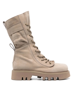 Кожаные военные ботинки, нейтральный Jw anderson